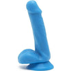 Gode Ventouse Réaliste Happy Dicks Bleu 12 cm - Get Real