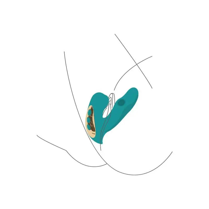 Stimulateur couple Eternal Love Vibe vert - Xocoon - XOCOON