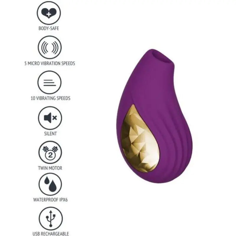 Stimulateur clitoridien Divine Love violet - Xocoon