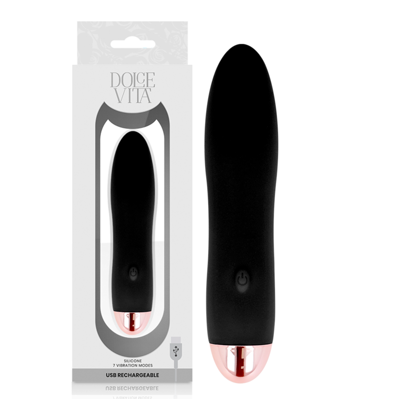 Vibromasseur Mini Dolce Vita Noir 7 Vitesses - Dolce Vita