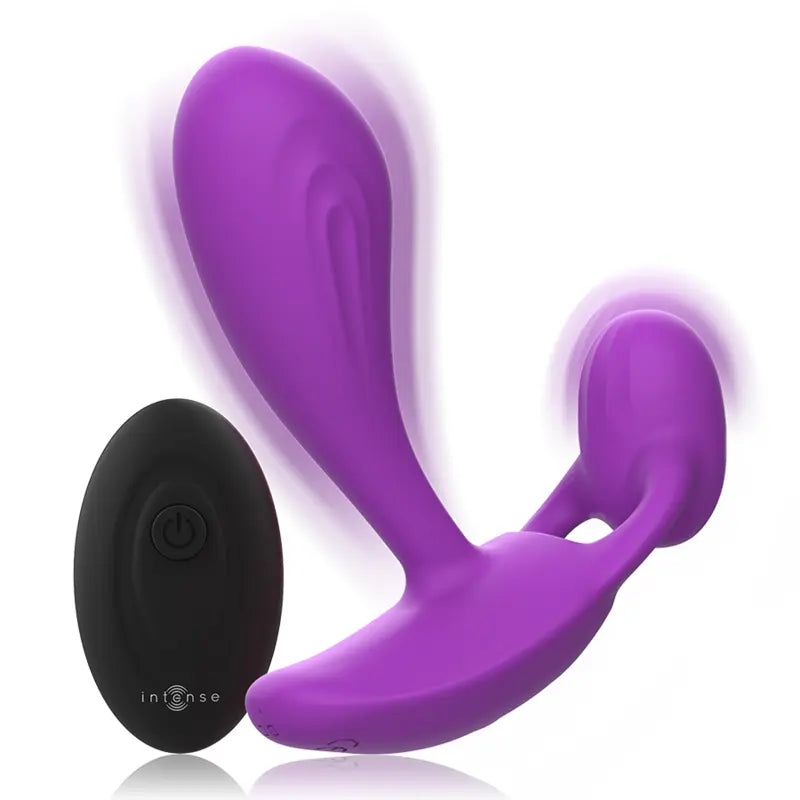 Plug Anal Vibrant Intense Shelly Violet avec Télécommande