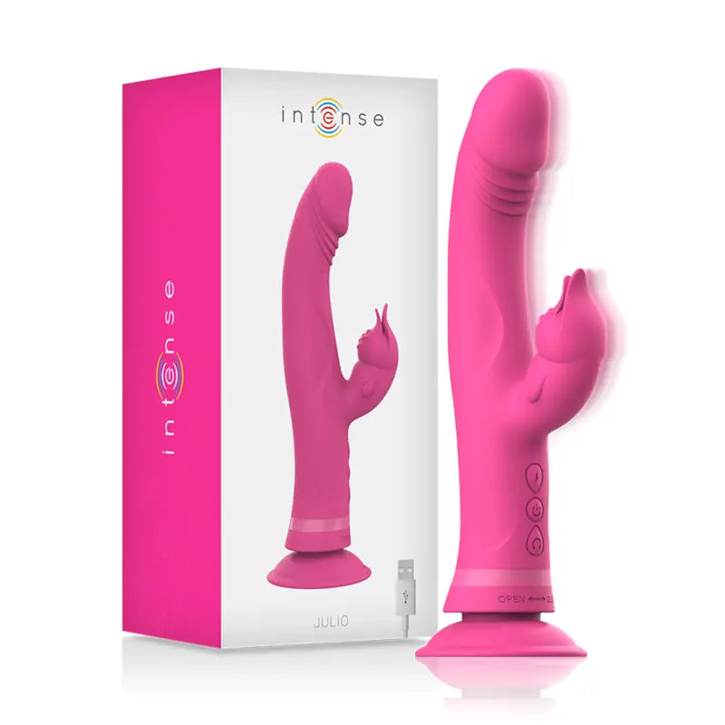 Vibromasseur Rabbit Intense Julio Rose - Intense