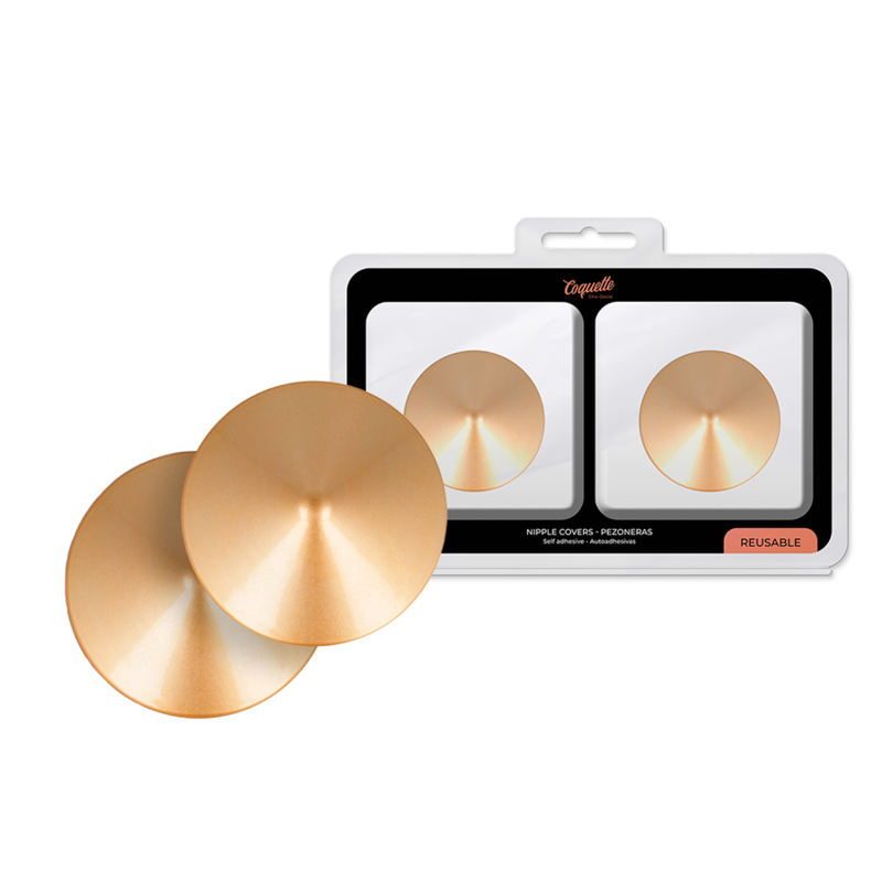 Cache-tétons Coquette Chic Desire Ronds Dorés - Coquette