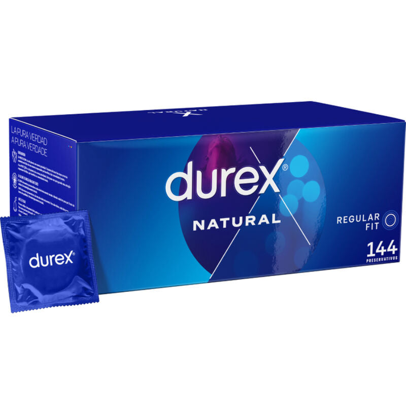Préservatifs Durex Natural Regular Fit - Boîte de 144