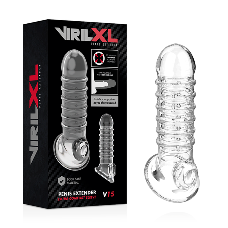 VirilXL - Gaine de Pénis V15 - Transparent
