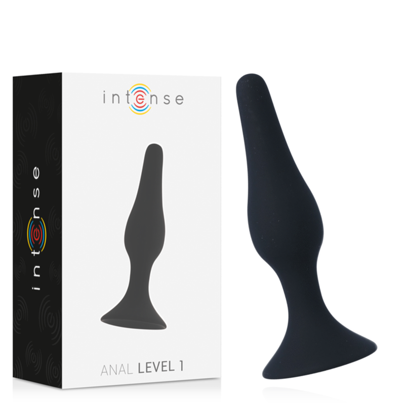 Plug Anal Intense Niveau 1 Noir 10,5 cm - Intense