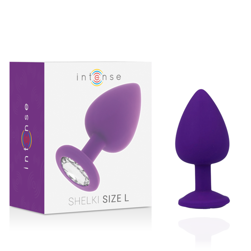 Plug Anal Intense Silicone Strass Lilas - Intense