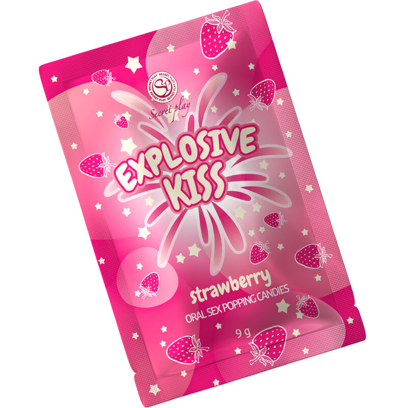 Secret Play - Bonbons Explosifs Sexe Oral - Saveur Fraise