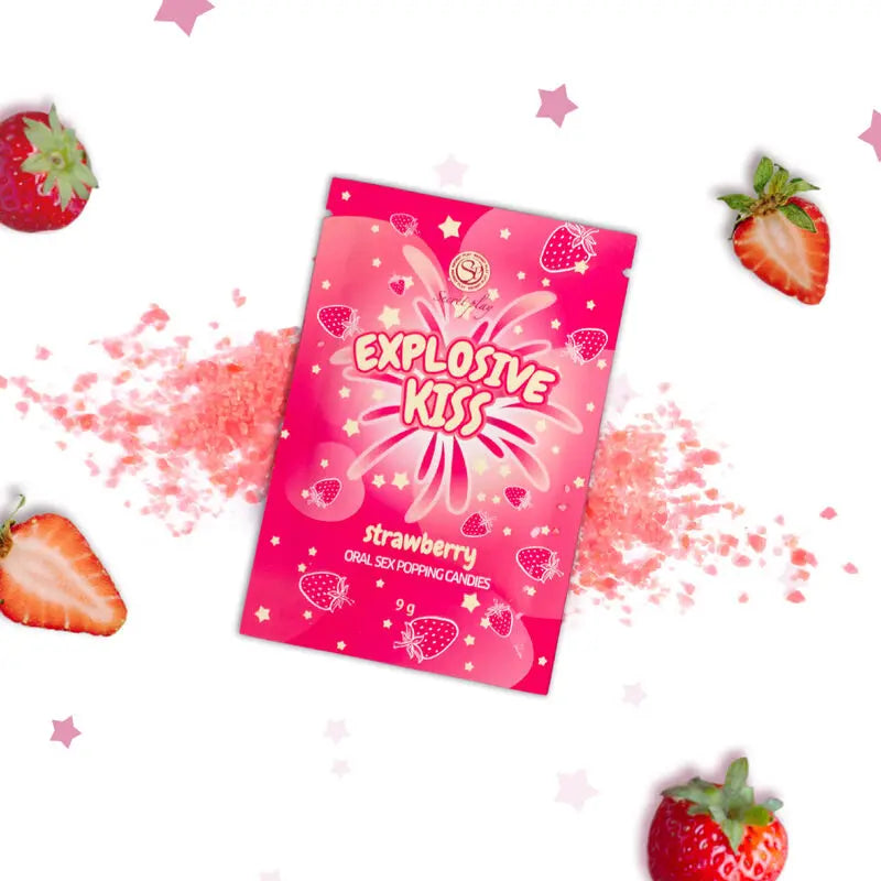 Secret Play - Bonbons Explosifs Sexe Oral - Saveur Fraise