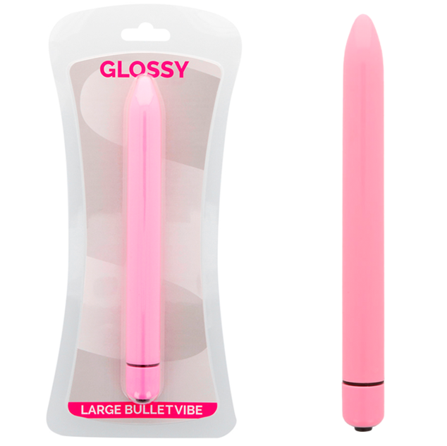 Vibrateur slim Glossy Slim rose - Brilliant - GLOSSY