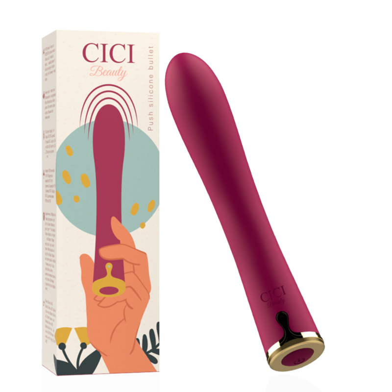 Cici beauty - premium push bullet en silicone