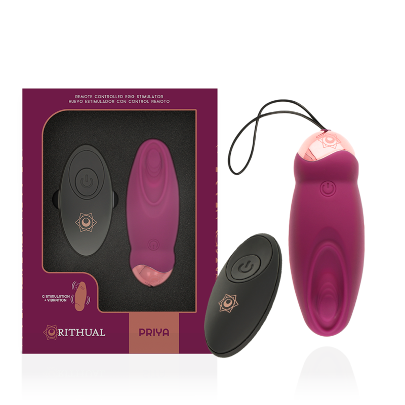 Rithual – Oeuf vibrant avec Stimulation Point G – Violet