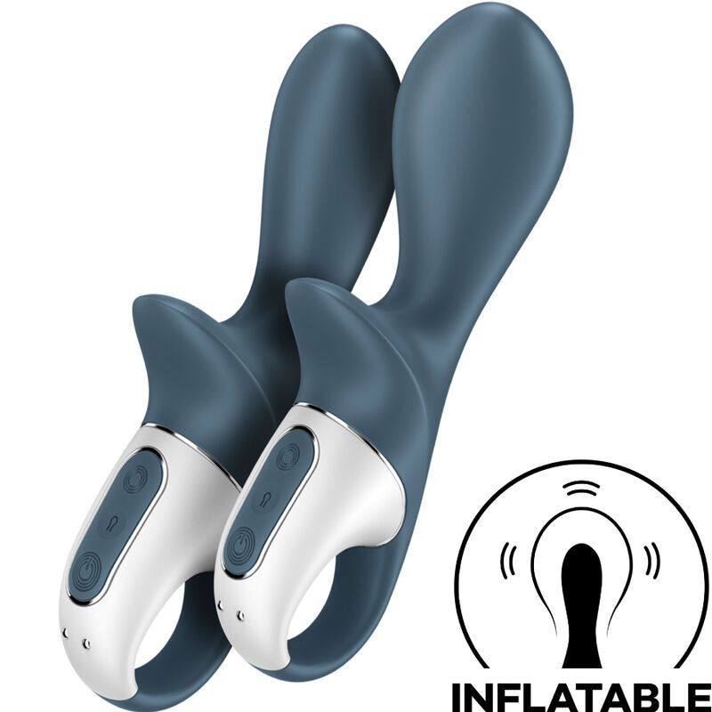 Vibromasseur Anal Gonflable Air Pump Booty 2 Gris - Satisfyer