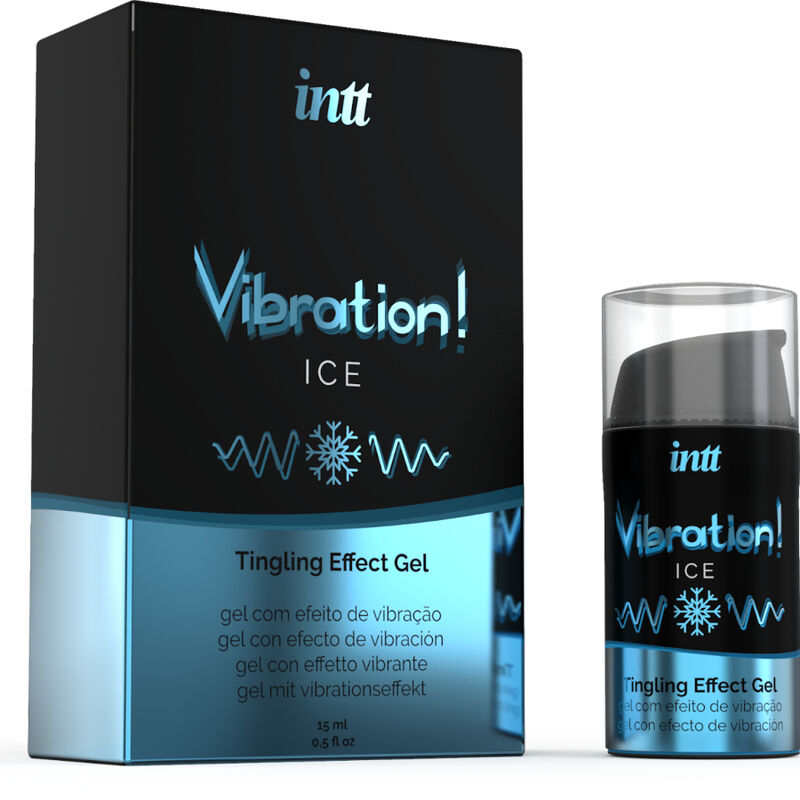 Gel Stimulant Vibration Ice Menthe 15ml - Intt