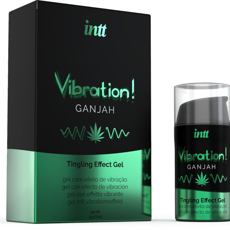 Gel Stimulant Vibration Cannabis Ganjah 15ml - Intt