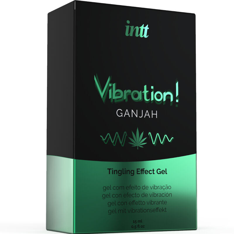 Gel Stimulant Vibration Cannabis Ganjah 15ml - Intt
