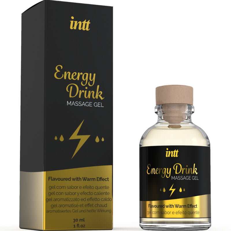 Gel Massage Chauffant INTT Energy Drink 30ml - INTT