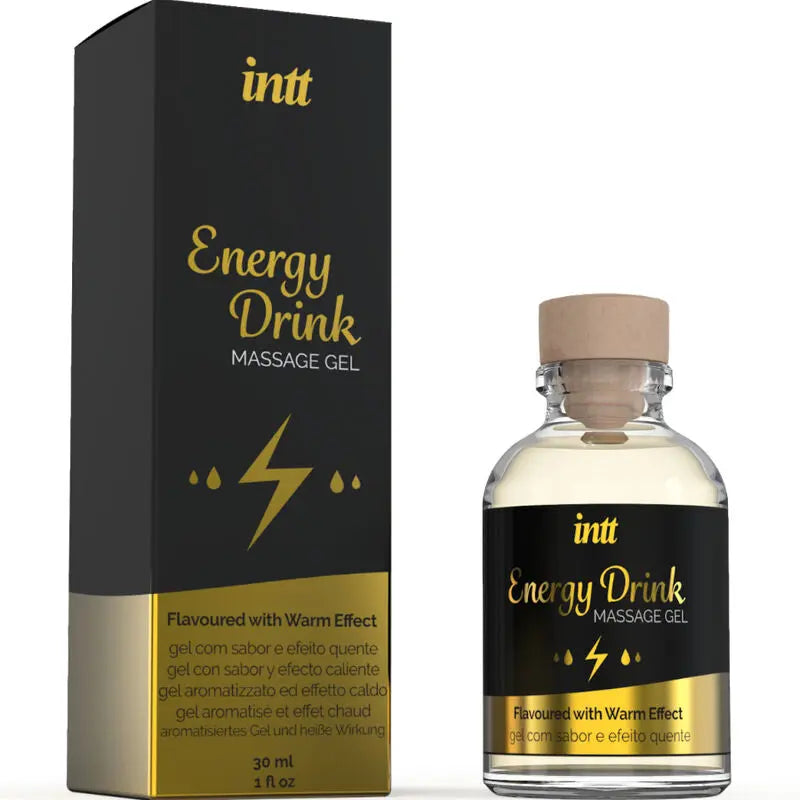 Gel Massage Chauffant INTT Energy Drink 30ml - INTT