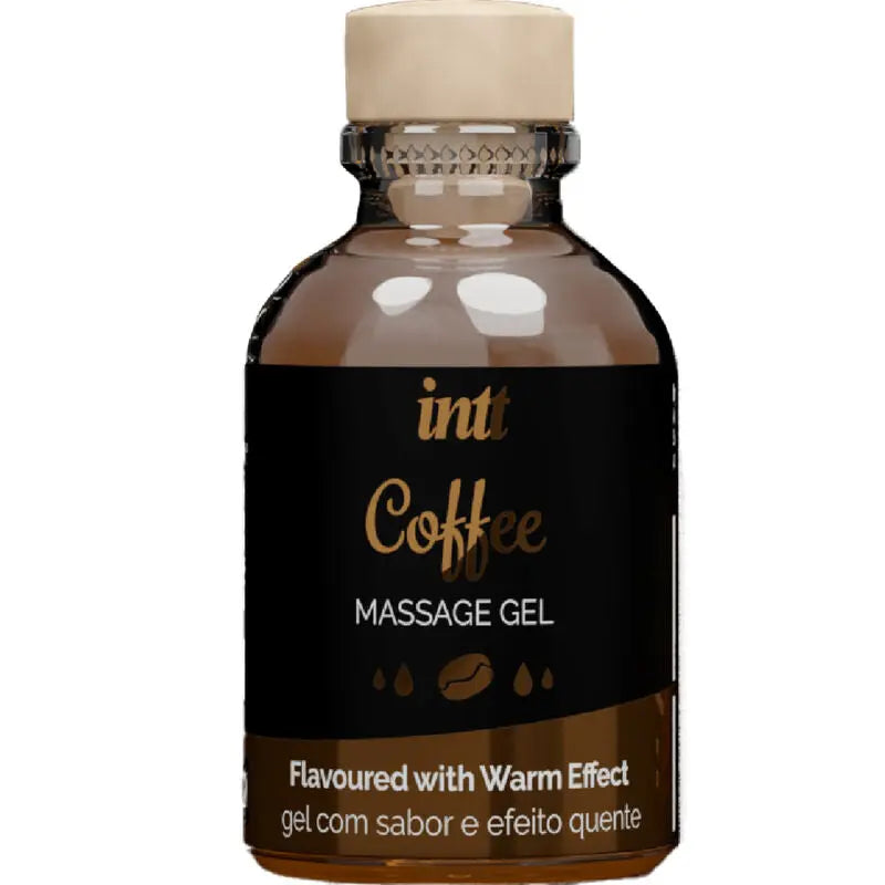 Gel Massage Chauffant Coffee Saveur Café 30ml - Intt