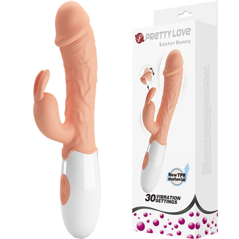 Vibromasseur Rabbit Lapin de Pâques Chair - Pretty Love - PRETTY LOVE