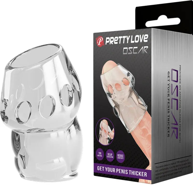 Pretty Love - Manchon Épaississant pour Gland du Pénis - Transparent