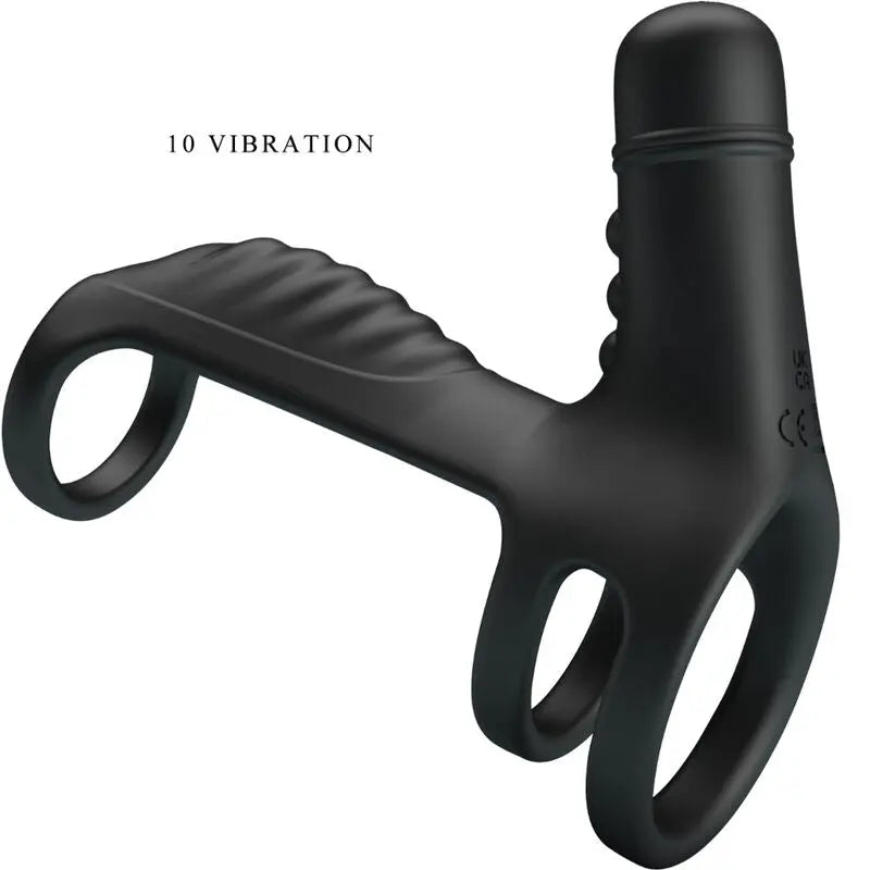 Manchon Extension Vibrant Pretty Love Noir - Pretty Love - PRETTY LOVE MALE