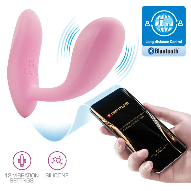 Vibromasseur Point G Baird Connecté Rose - Pretty Love - PRETTY LOVE FLIRTATION