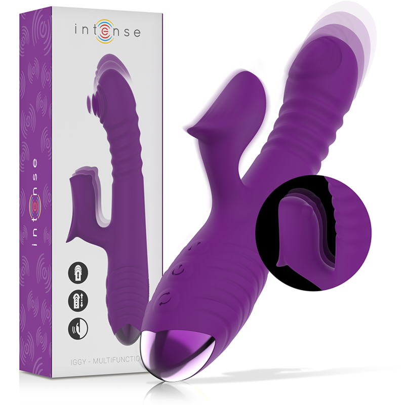 Vibromasseur Multifonction Iggy Up & Down Violet - Intense