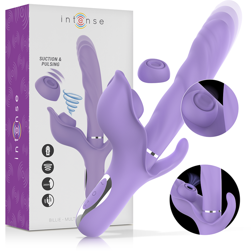 Vibromasseur Multifonction Billie Violet - Intense