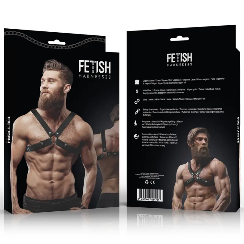 Harnais Poitrine Submissive Attitude Cuir Végan - Fetish