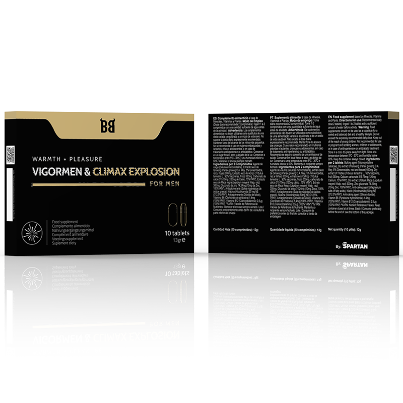 Complément masculin Black Bull Vigormen & Climax Explosion 10 gélules - Black Bull - BLACK BULL
