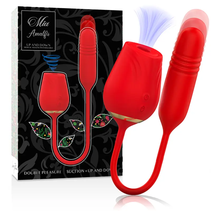 Vibromasseur double plaisir Mia Amalfi succion et vibration - Mia Mia