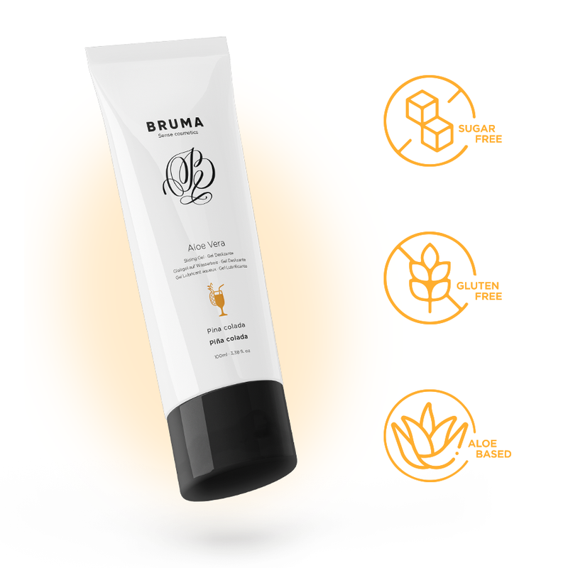 Gel Lubrifiant Bruma Aloe Vera Saveur Pina Colada 100ml - Bruma