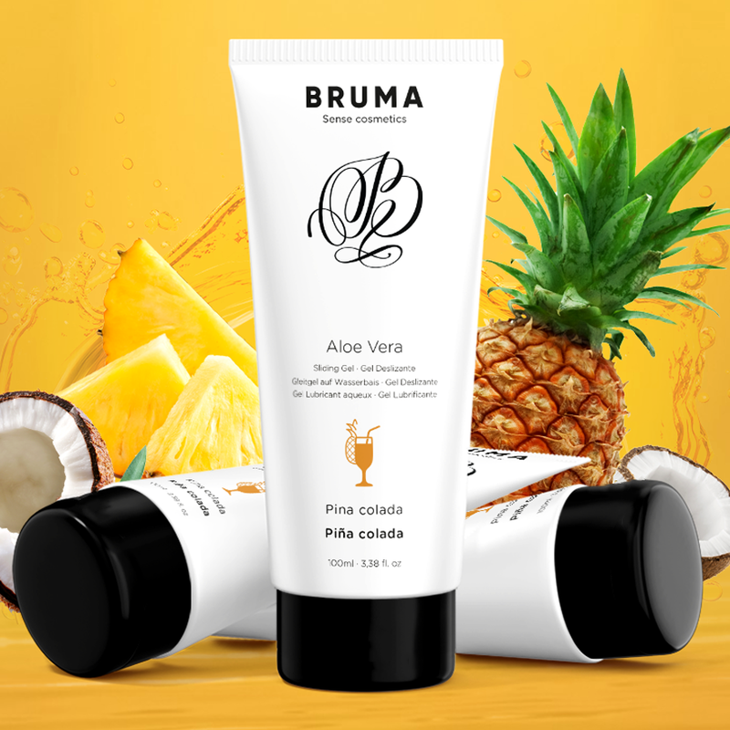 Gel Lubrifiant Bruma Aloe Vera Saveur Pina Colada 100ml - Bruma