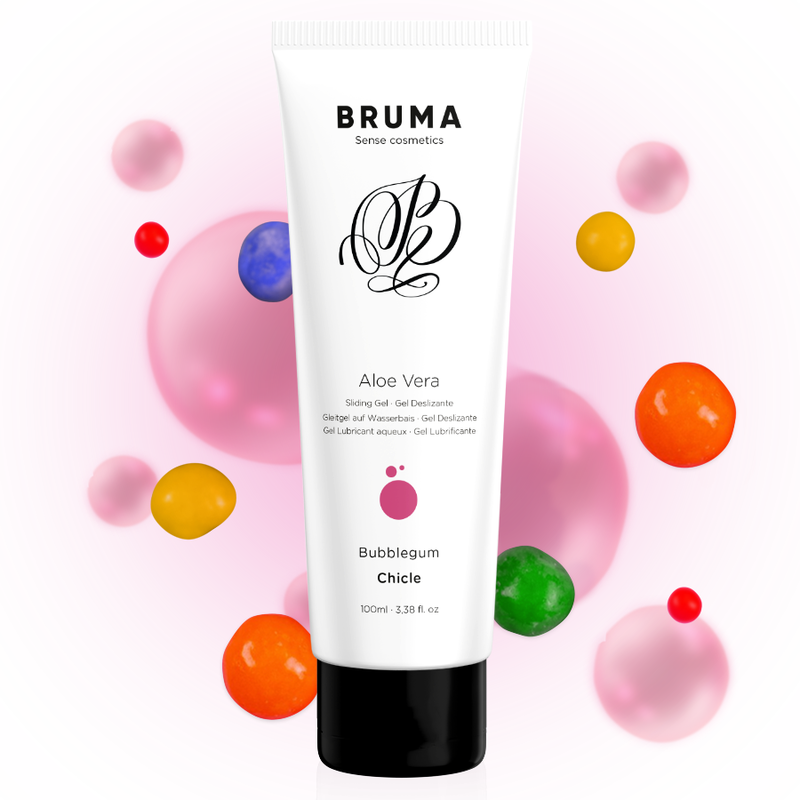 Lubrifiant Gel Glissant Aloe Vera Bubblegum 100ml - Bruma