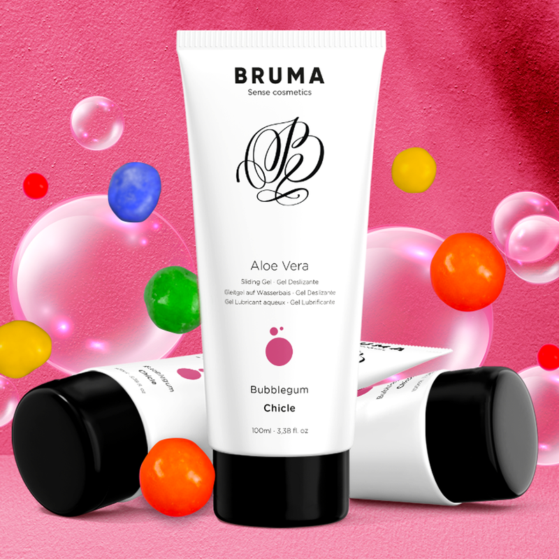Lubrifiant Gel Glissant Aloe Vera Bubblegum 100ml - Bruma