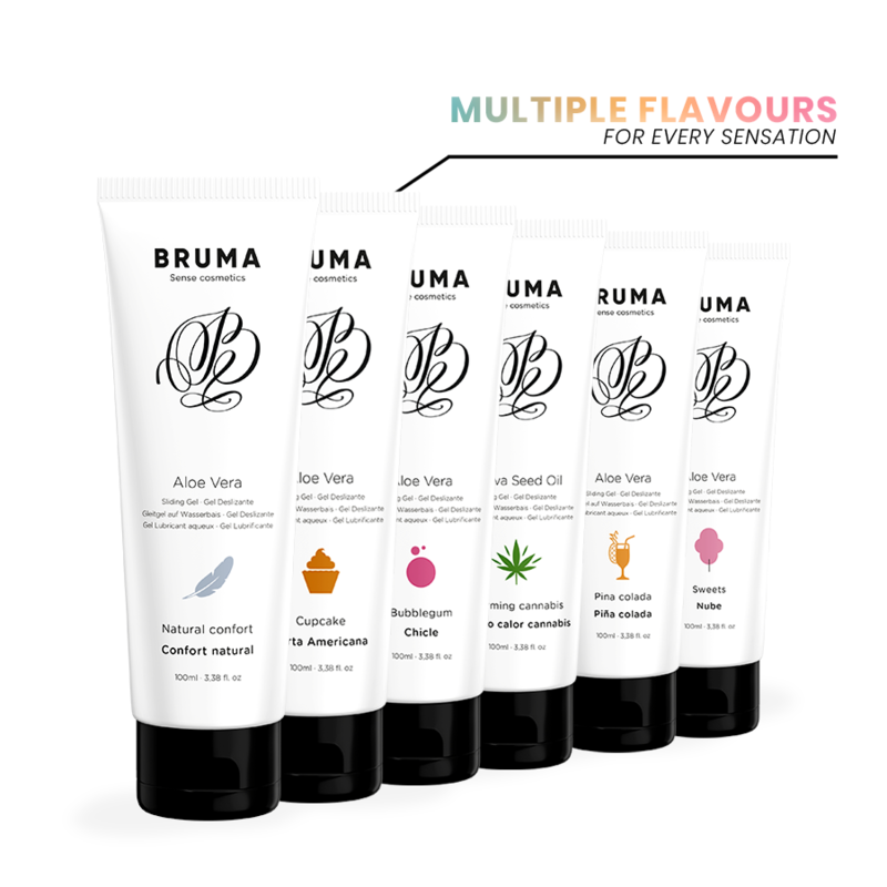 Gel Lubrifiant Glissant Aloe Vera Saveur Bonbons 100ml - Bruma