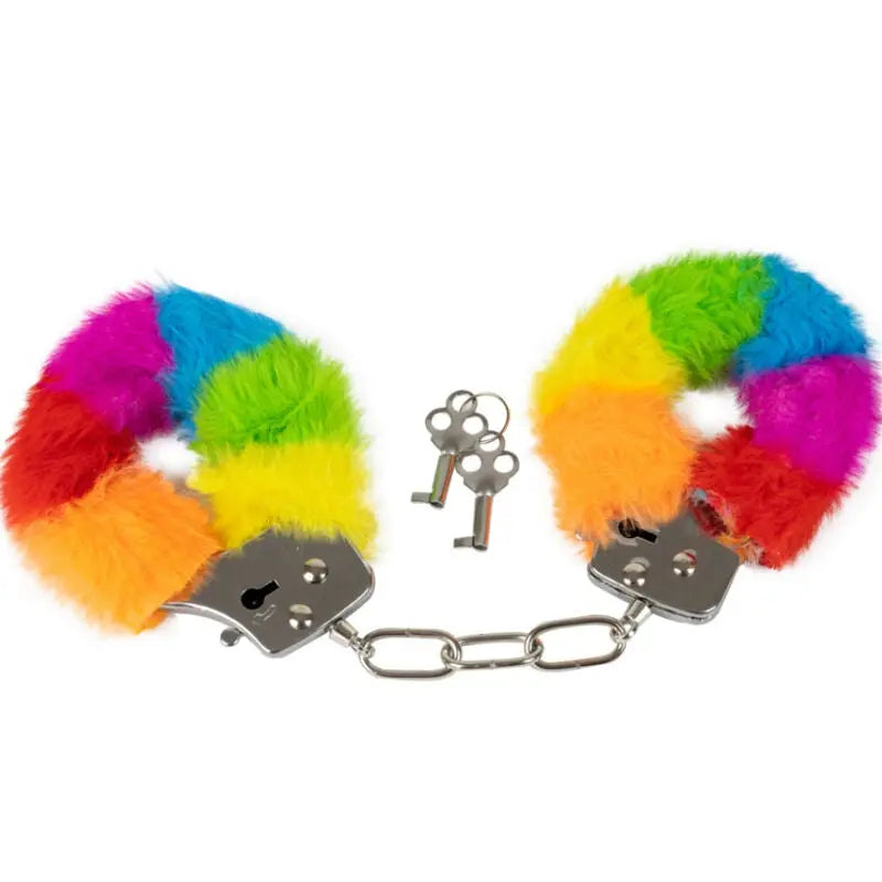 Menottes Fourrure Arc-en-Ciel Spencer & Fleetwood