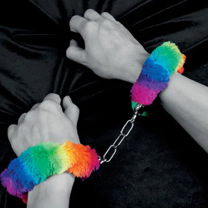 Menottes Fourrure Arc-en-Ciel Spencer & Fleetwood