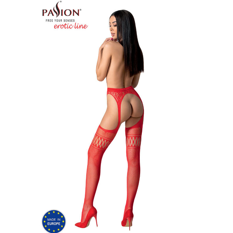 Bas Blancs avec Jarretière S026 Taille Unique - Passion