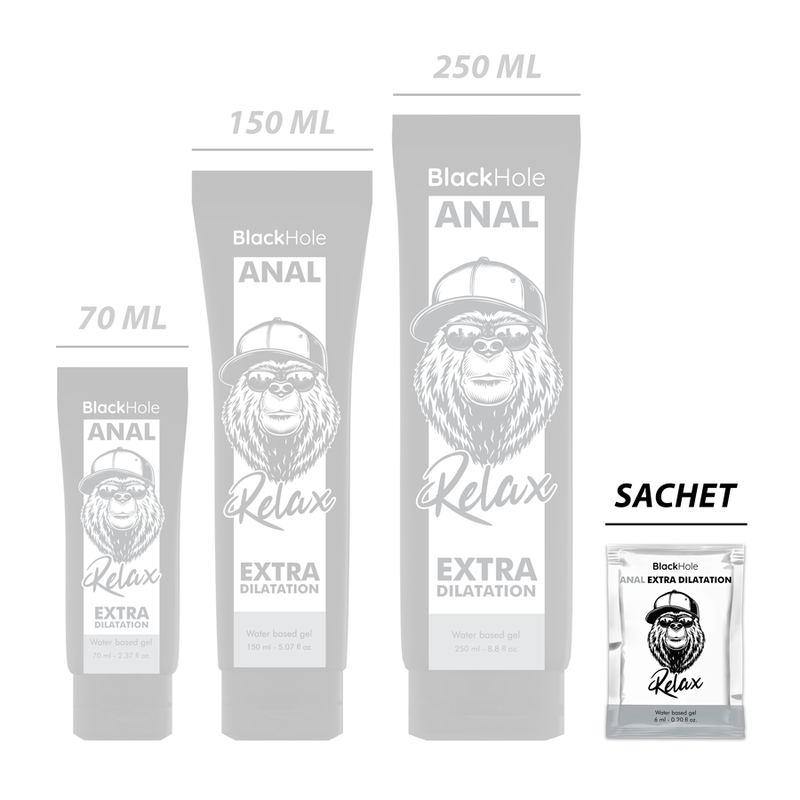 Black Hole – Lubrifiant Anal à Base d’Eau Effet Dilatateur – 6 ml