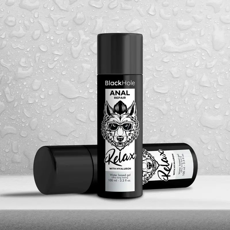 Black Hole - Lubrifiant Dilatateur Relax Réparation Anal à Base d’Eau - 100 ml