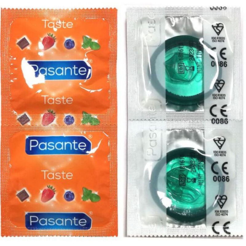Préservatifs saveur menthe sac 144 unités - Pasante - PASANTE