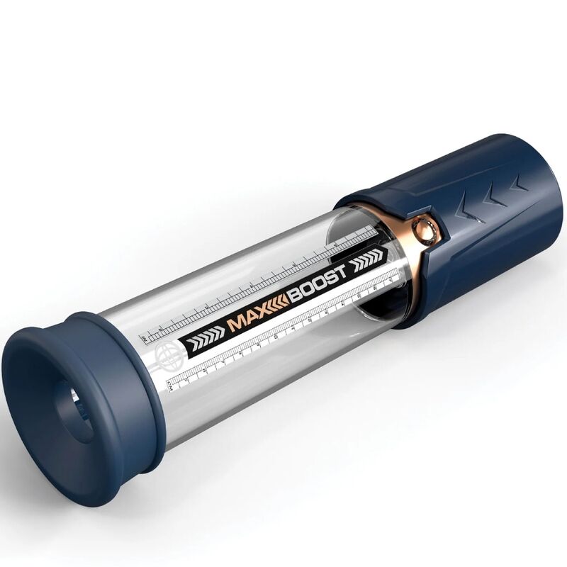 Pompe à Pénis Max Boost Manuelle Bleue - Pump Worx