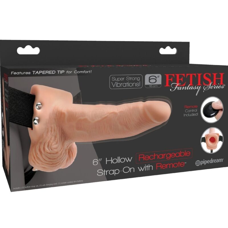 Harnais Vibrant Creux Fetish Fantasy 15cm - Pipedream