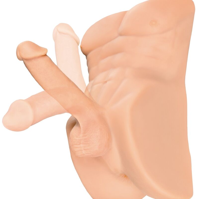 Masturbateur Torse Perfect Ride Bite Articulée - PDX Plus