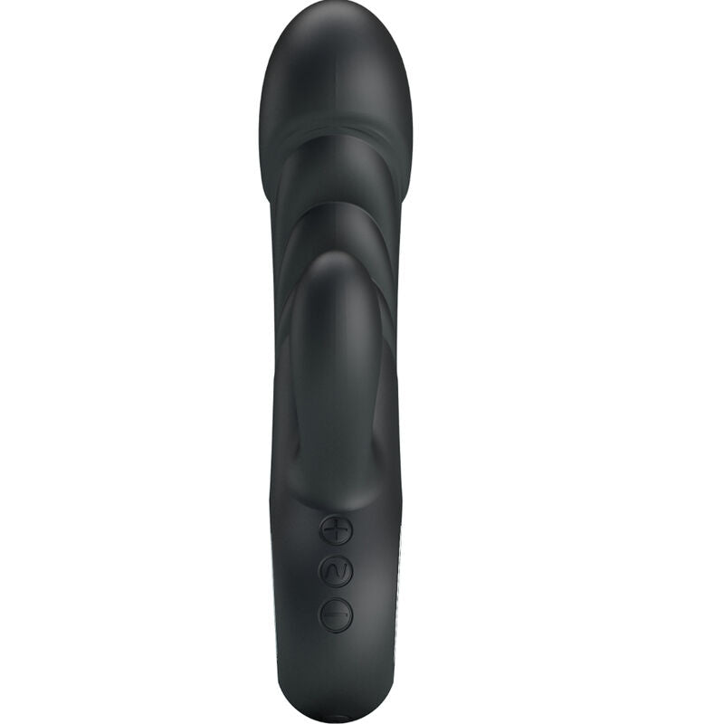 Vibromasseur Ansel Double Stimulation Noir - Pretty Love - PRETTY LOVE