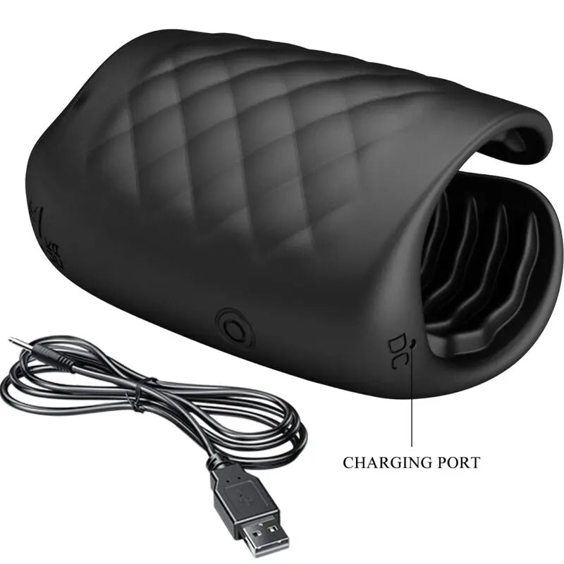 Masturbateur Manuel Rechargeable Gland Noir - Pretty Love - PRETTY LOVE MALE