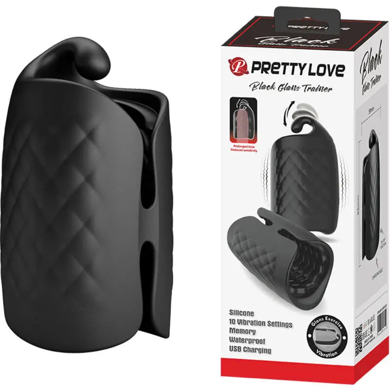 Masturbateur Manuel Rechargeable Gland Noir - Pretty Love - PRETTY LOVE MALE
