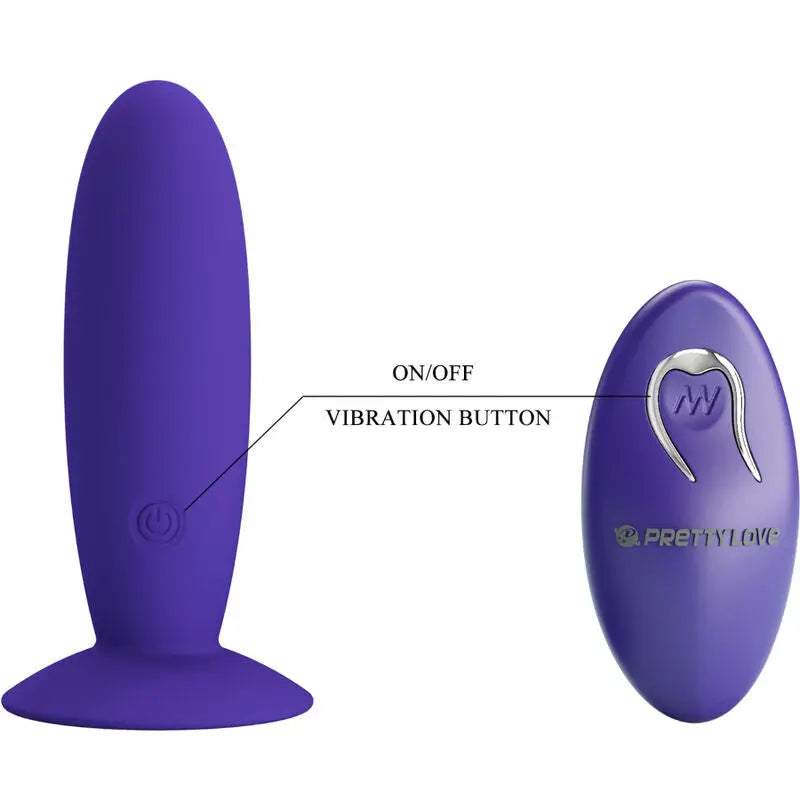 Plug Anal Vibrant Youth Plug Télécommandé Violet - Pretty Love - PRETTY LOVE YOUTH